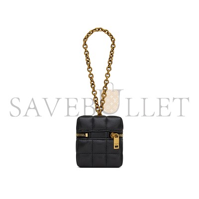 YSL CASSANDRE MATELASSÉ CARRÉ MINI CUBE ON CHAIN IN LAMBSKIN 773592AABVP1000 (8*6.5*6.5cm) YSL CASSANDRE MATELASSÉ CARRÉ MINI CUBE ON CHAIN IN LAMBSKIN 773592AABVP1000 (8*6.5*6.5cm)